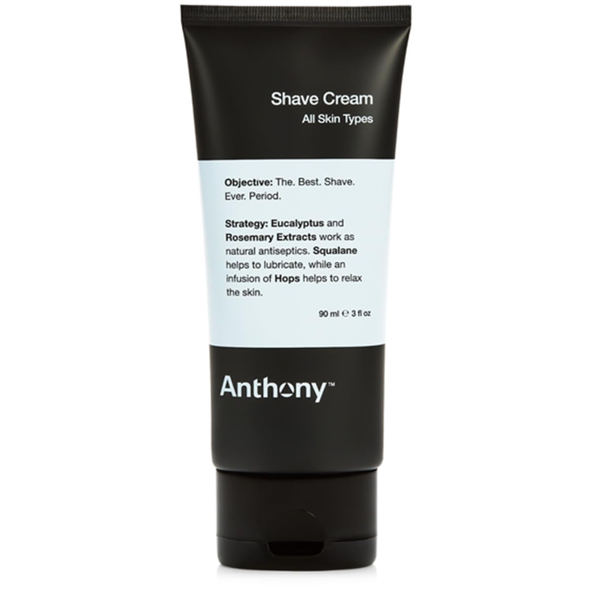 Anthony Shaving Cream for Men – Sensitive Skin, Squalane & Botanicals