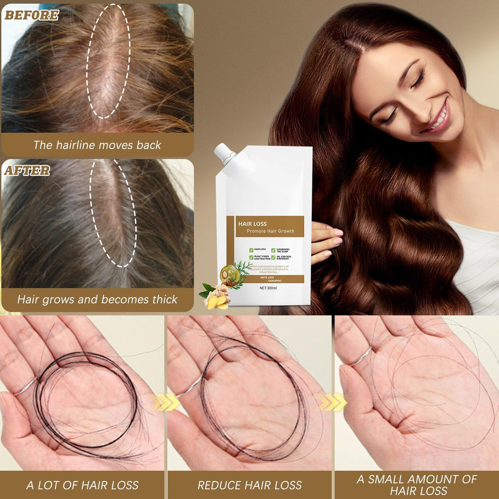 Anti-Hair Fall Shampoo 2-Pack | Plant-Extract Rich Formula for All Hair Types
