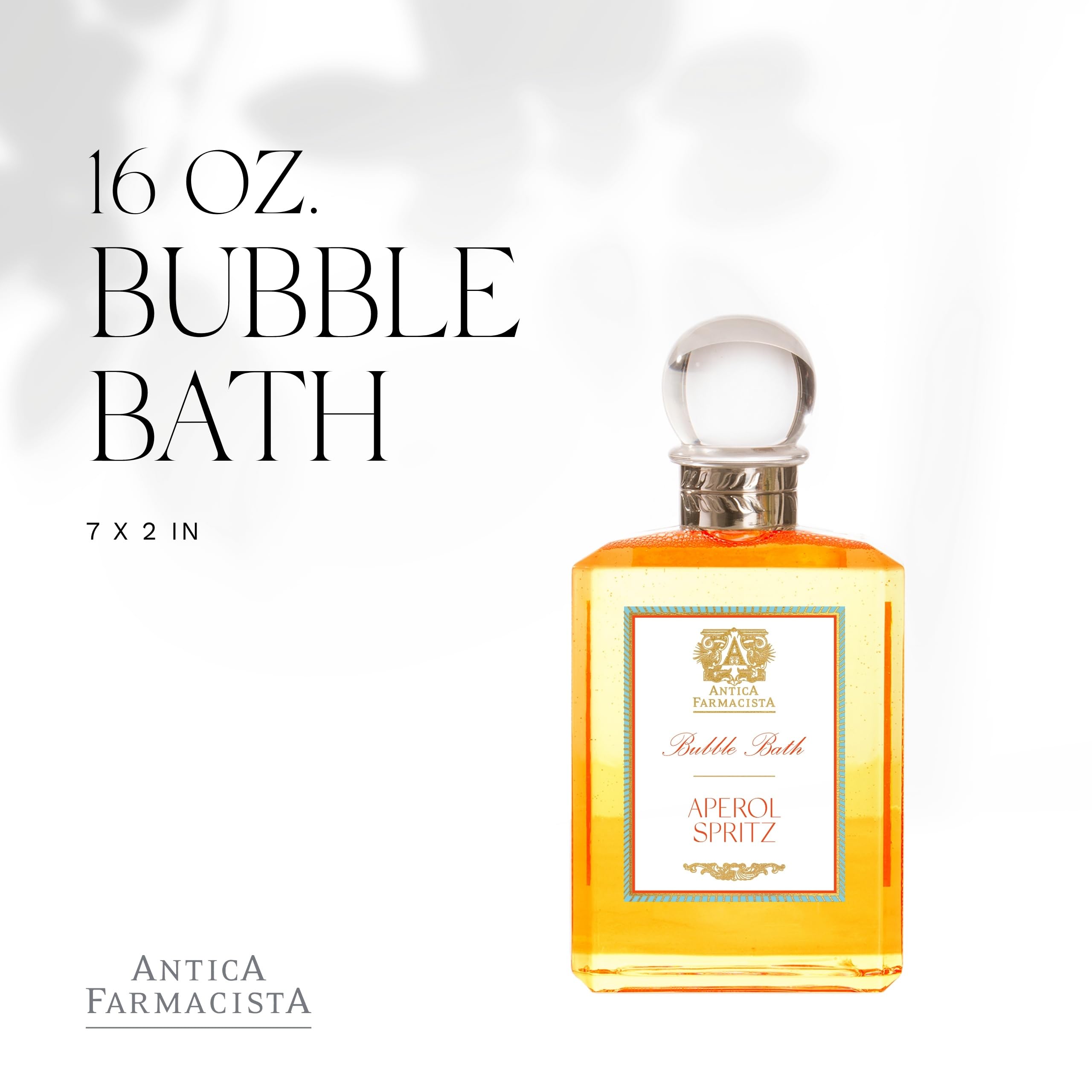 Antica Farmacista Bubble Bath – Relaxing Foam Bath with Honey, Jojoba Oil & Aloe Vera | Luxury Gift, 16 fl oz