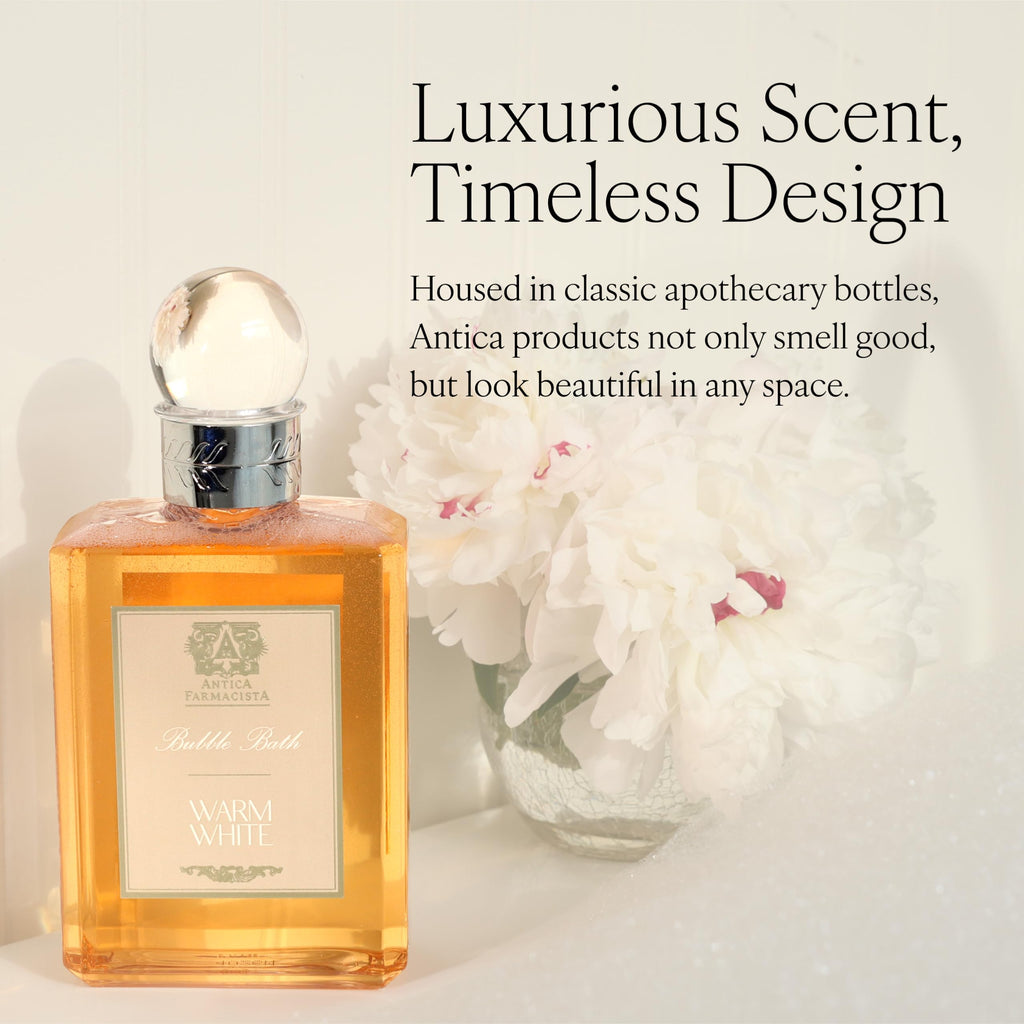 Antica Farmacista Bubble Bath – Relaxing Foam with Honey, Jojoba Oil & Aloe Vera