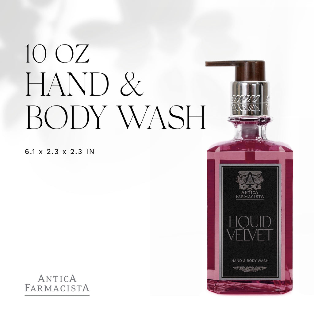 Antica Farmacista Hand & Body Wash – Luxury Hydrating Cleanser | Liquid Velvet 10 fl oz