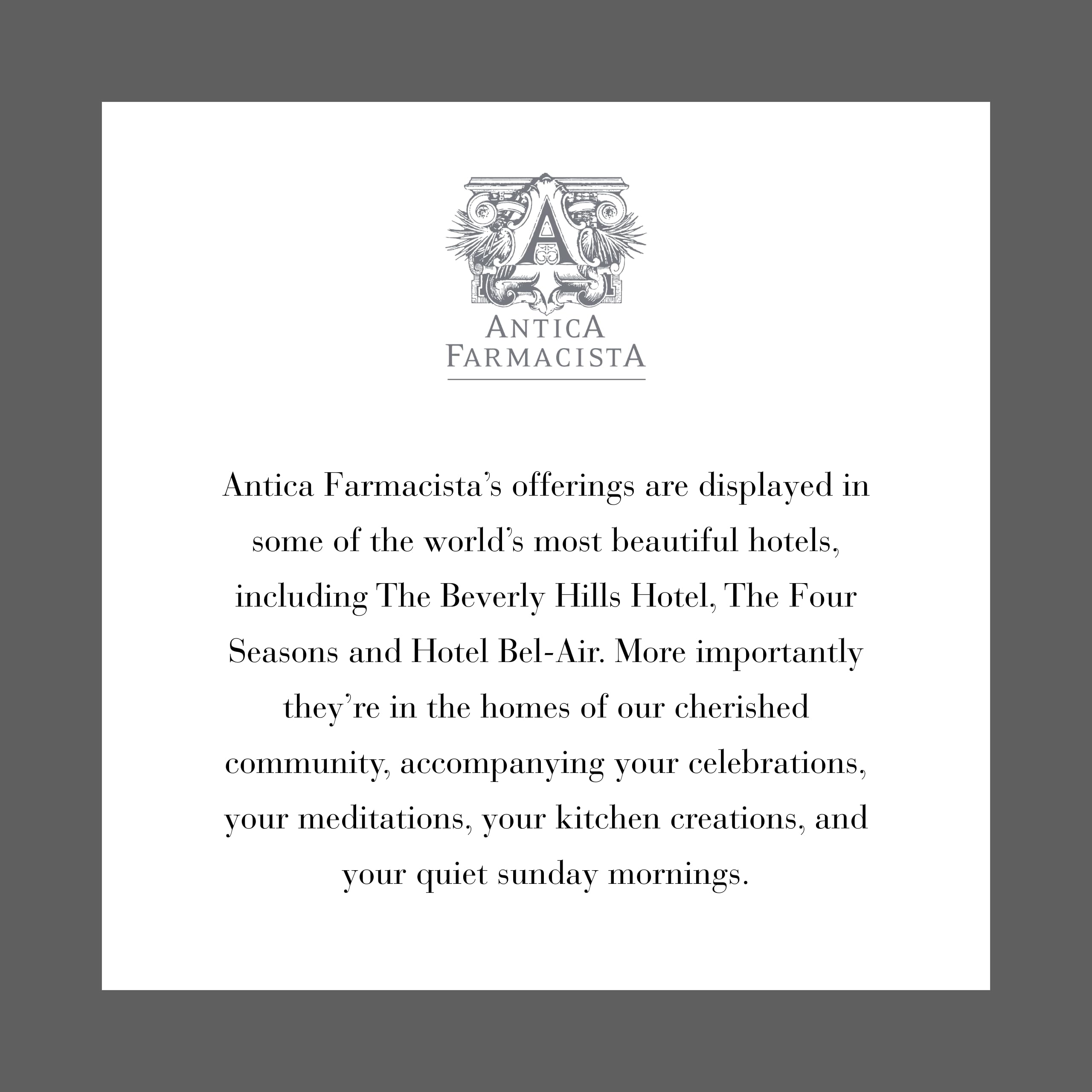 Antica Farmacista Perfume - Elegant Eau de Parfum 1.7 fl oz | Long-Lasting Floral Fragrance