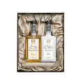 Antica Farmacista Acrylic Bath & Body Gift Set – Prosecco Scent, Hand & Body Wash, Moisturizer & Tray