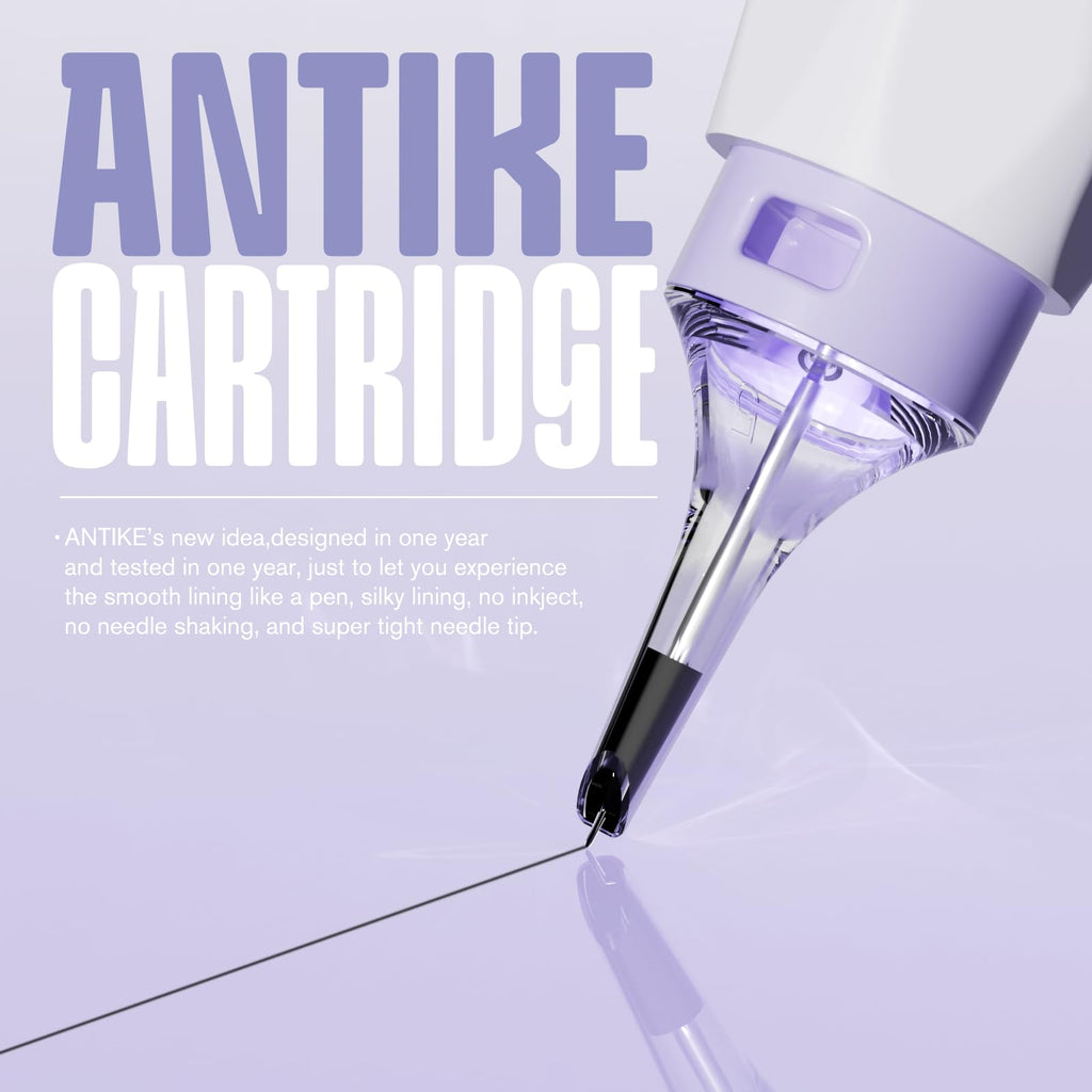 ANTIKE Clouds Pro Tattoo Cartridge Needles #10(3RL) 20Pcs 0.3mm – Soft Finger Ledge, Membrane, X-Taper