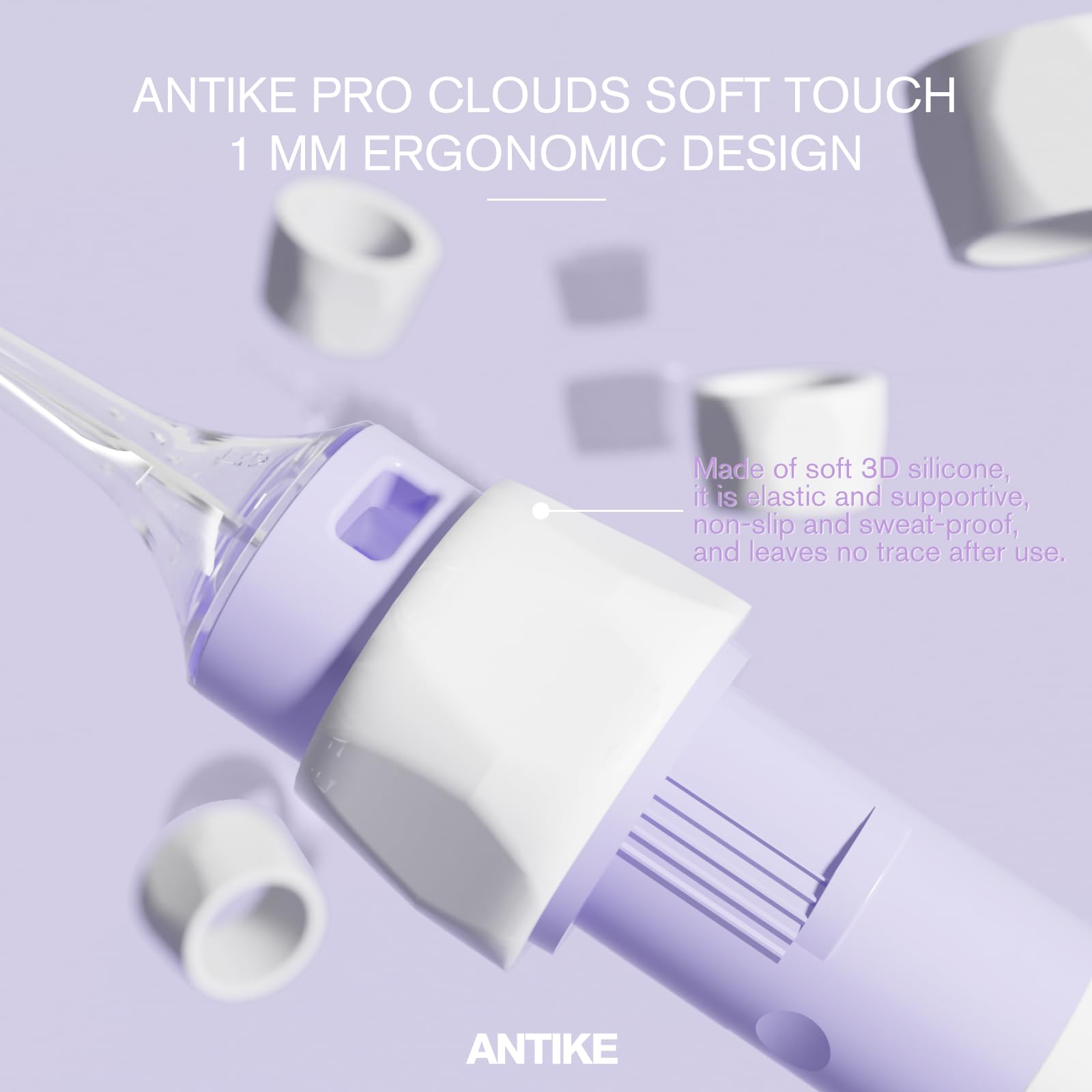 ANTIKE Clouds Pro Tattoo Cartridge Needles #10(3RL) 20Pcs 0.3mm – Soft Finger Ledge, Membrane, X-Taper