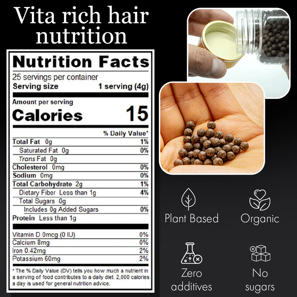 Antique Alive ROOTONIX Korean Hair Growth Supplement – Hasuo Black Bean Pellet Complex for Thicker, Fuller Hair