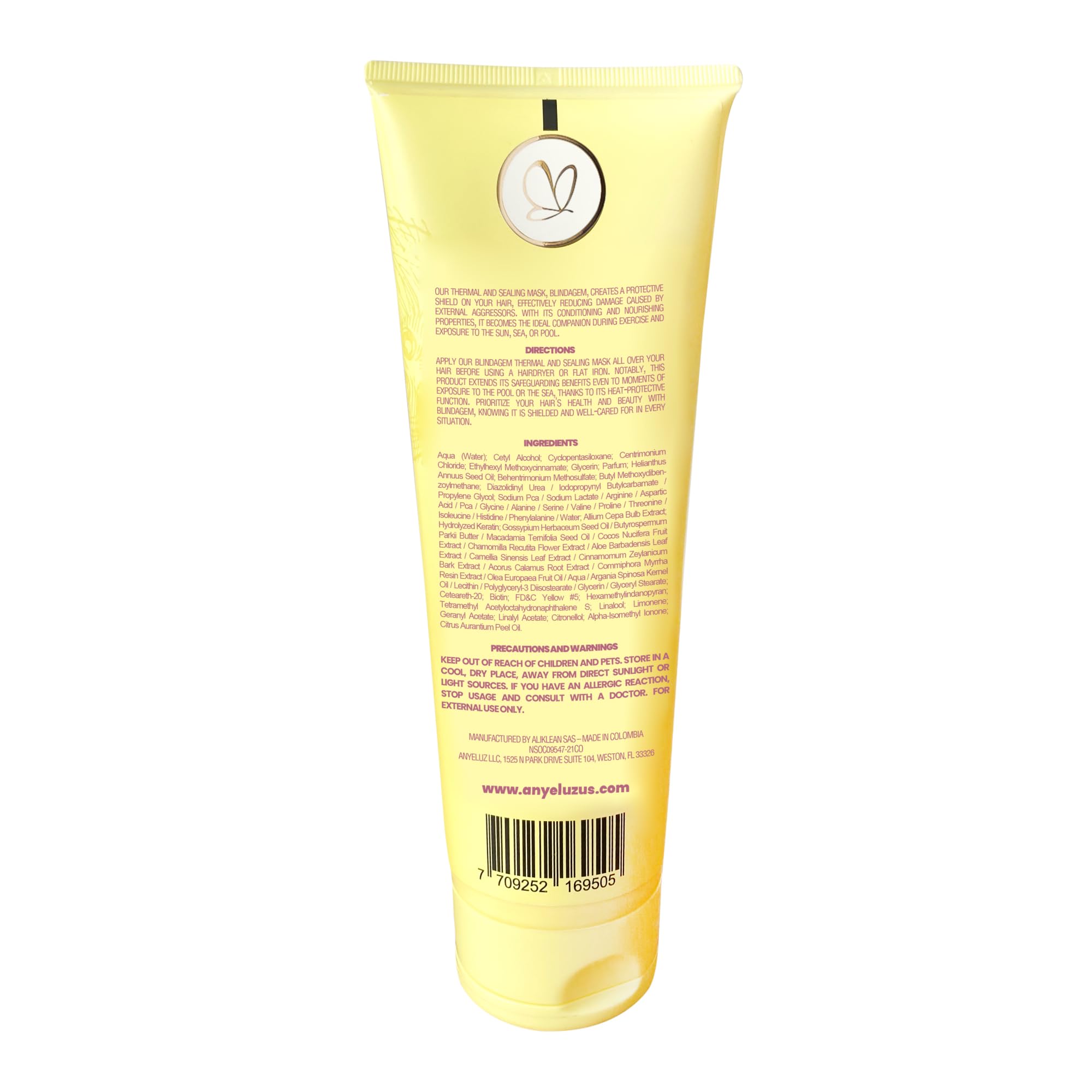 ANYELUZ Hair Thermal Protectant Blindagem – Coconut & Argan Oils