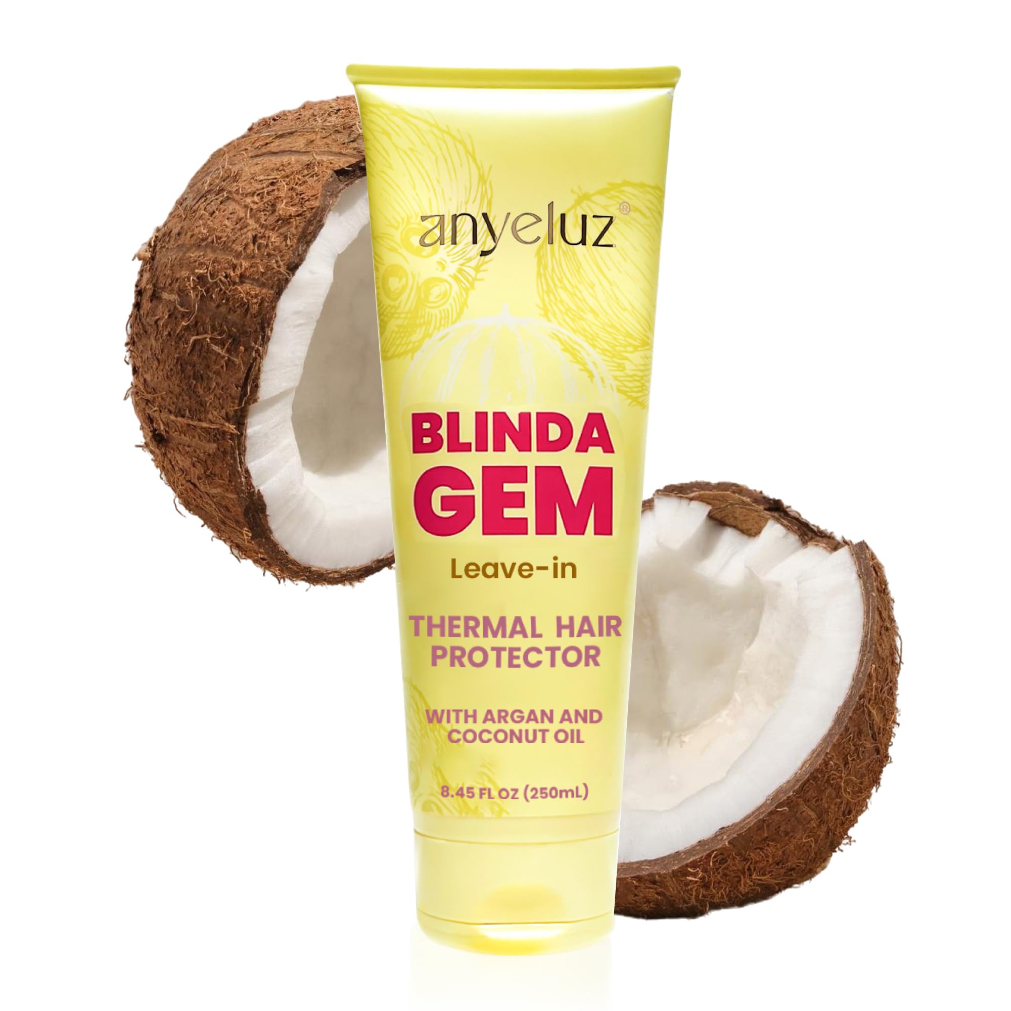 ANYELUZ Hair Thermal Protectant Blindagem – Coconut & Argan Oils
