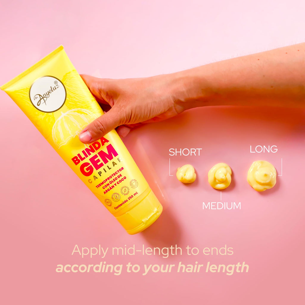 ANYELUZ Hair Thermal Protectant Blindagem – Coconut & Argan Oils