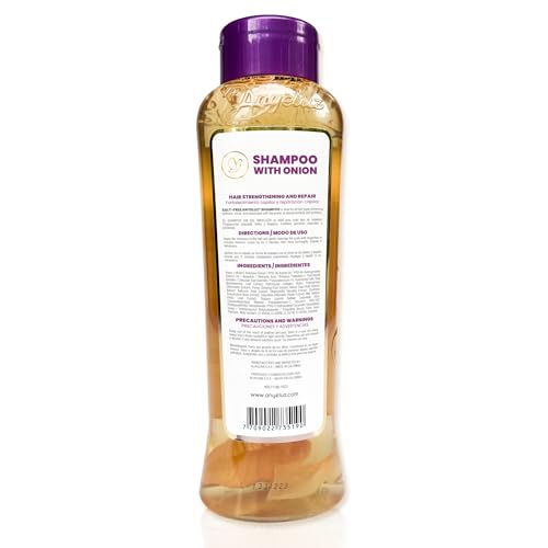 ANYELUZ Onion Shampoo – Odorless, Oil Control, All Hair Types (Salt & Paraben Free)