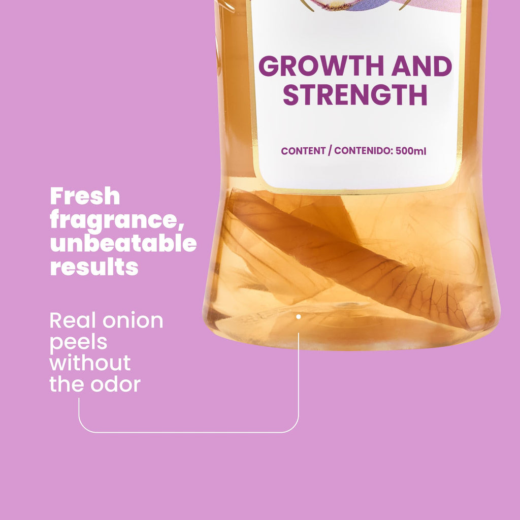ANYELUZ Onion Shampoo – Odorless, Oil Control, All Hair Types (Salt & Paraben Free)