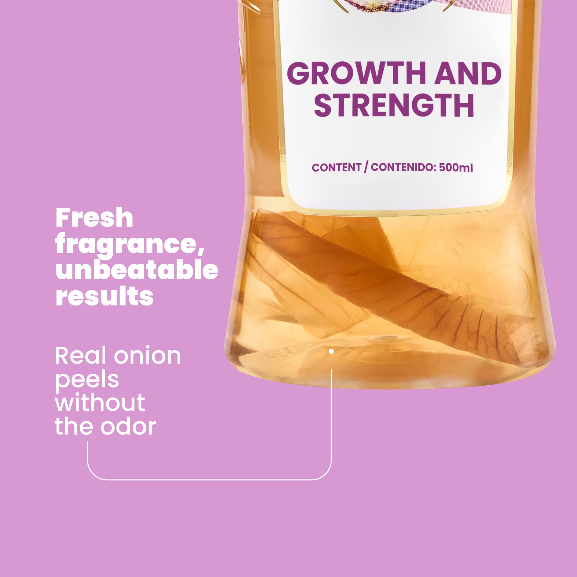 ANYELUZ Onion Shampoo – Odorless, Oil Control, All Hair Types (Salt & Paraben Free)
