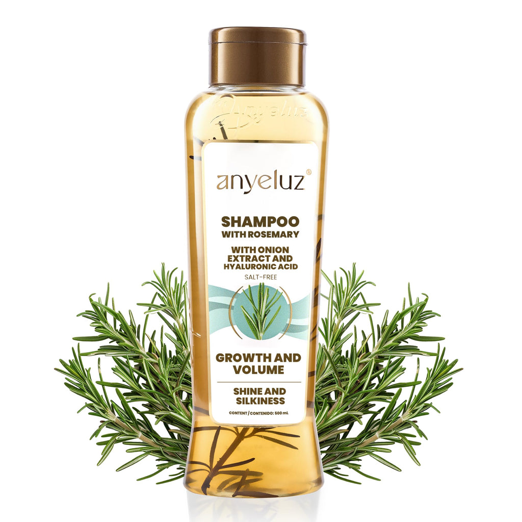 Anyeluz Rosemary Shampoo – Strengthens Hair, Protects Against Styling Damage, All Hair Types
