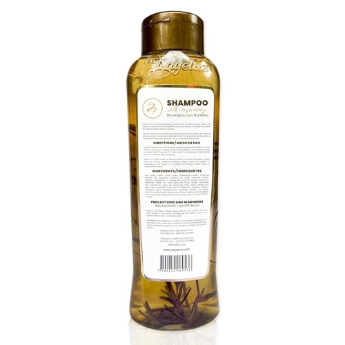 Anyeluz Rosemary Shampoo – Strengthens Hair, Protects Against Styling Damage, All Hair Types
