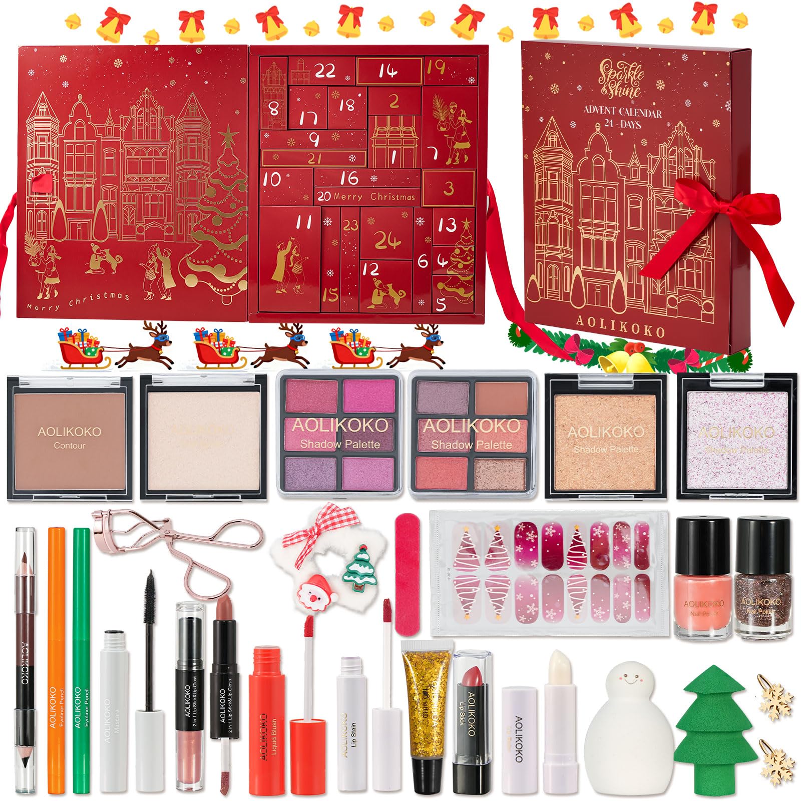 AOLIKOKO Makeup Advent Calendar 2025 – 24 Days of Beauty Surprises
