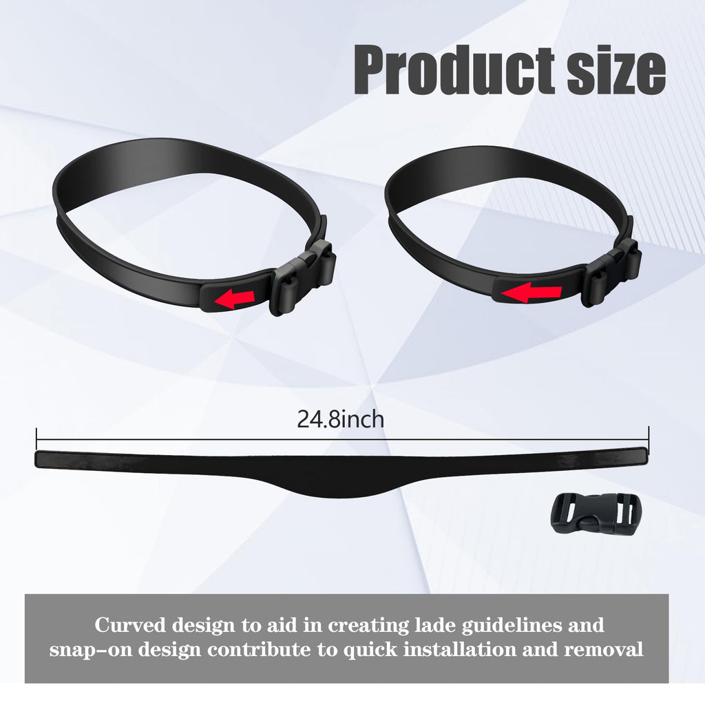 AOMGD Neckline Shaving Template & Adjustable Hair Trimming Guide – DIY Self Haircut System