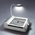 AONOLOVO Nail Dust Collector – Low Noise Vacuum with Lamp for Nails