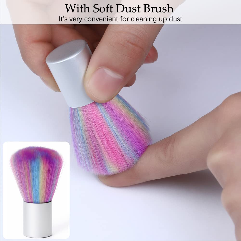 AONOLOVO Nail Dust Collector – Low Noise Vacuum with Lamp for Nails