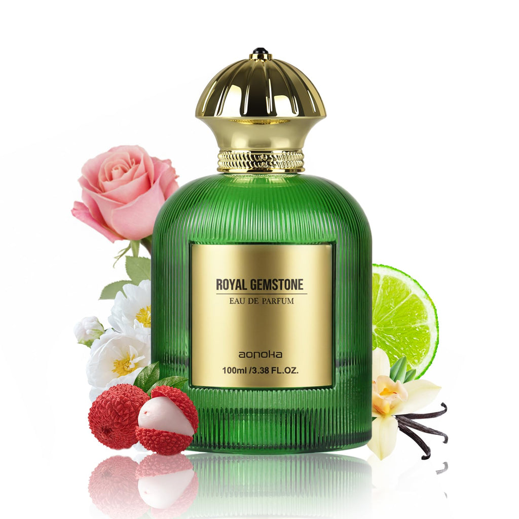 aopoka Lychee Rose – Luxury Floral Eau de Parfum, 3.3 fl oz | Rhubarb, Lychee, Rose & Peony