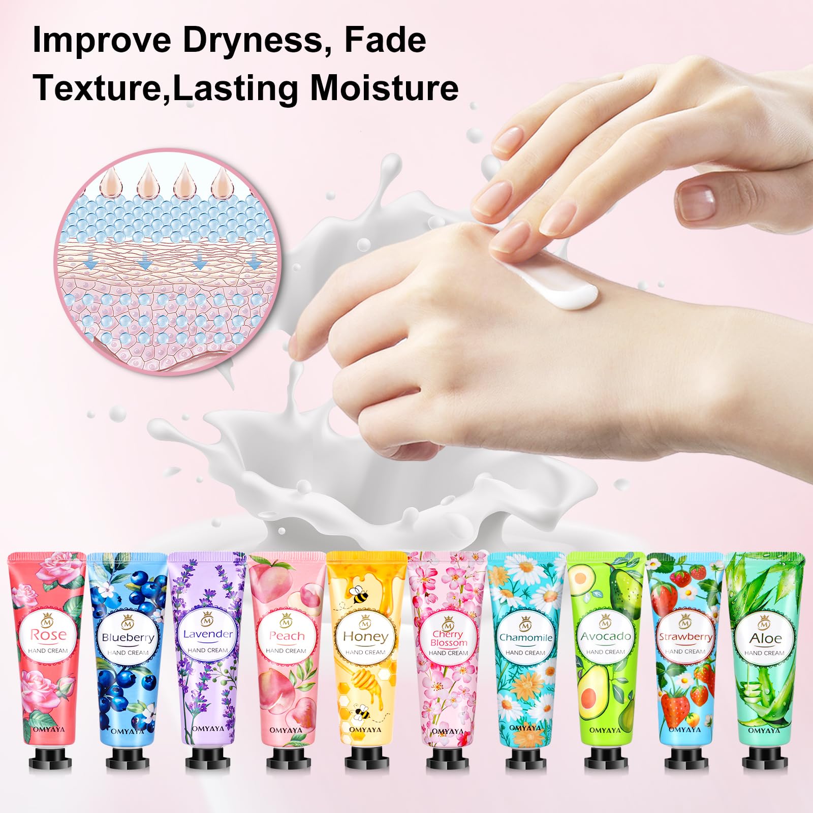 Aottom 100 Pack Hand Lotion Bulk Gift – Mini Travel Size Lotions for Gifting