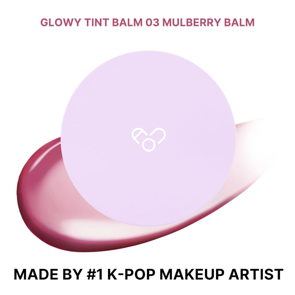 AOU GLOWY TINT BALM – Hydrating Mulberry Lip Tint with Natural Gloss
