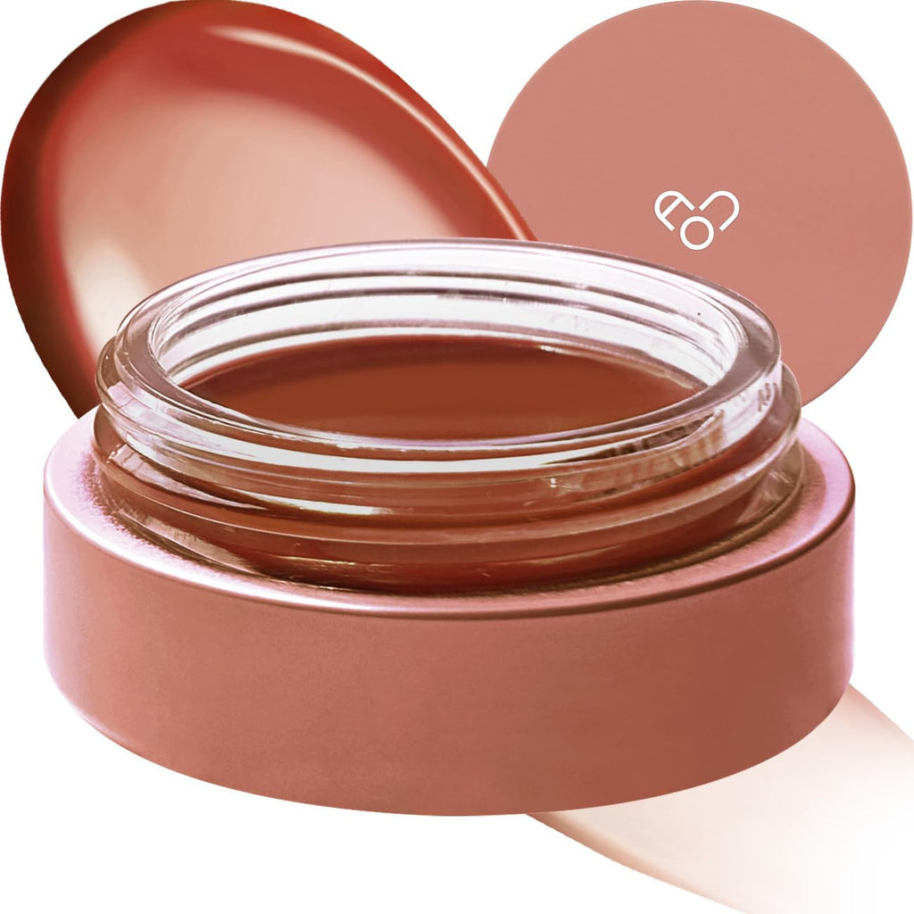 AOU GLOWY TINT BALM - Hydrating Lip Tint with Natural Gloss | 0.12oz (05 Chocolate Balm)