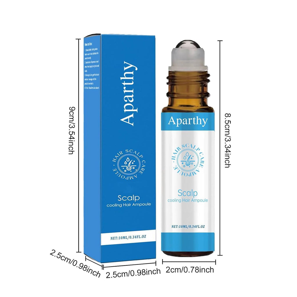 Aparthy Hair Growth Roll On – 2-Pack Advanced Serum for All Hair Types (10ml each)