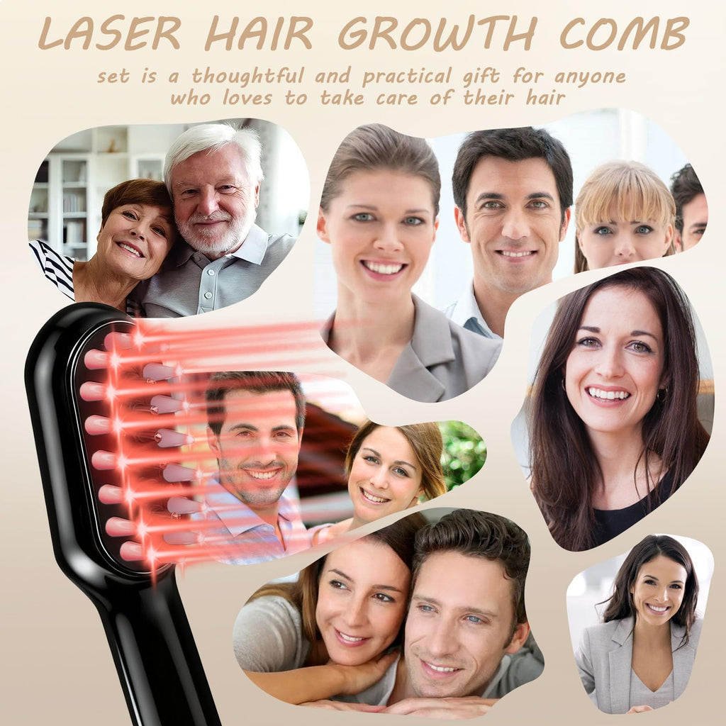 Apbier Laser Hair Growth Comb – At-Home Laser Therapy for Hair Growth