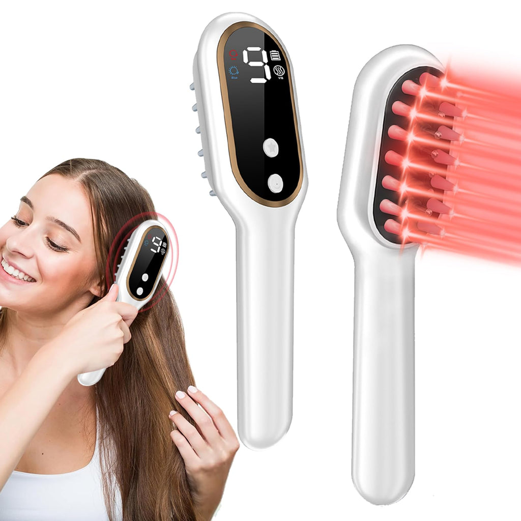 Apbier Laser Hair Growth Comb – Gentle Light Therapy for Hair Growth Support (Men & Women)