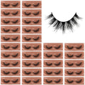 APCYUST Lashes Mink Bulk 30-Pair – 5D Fluffy Lashes Wholesale, Portable Pack