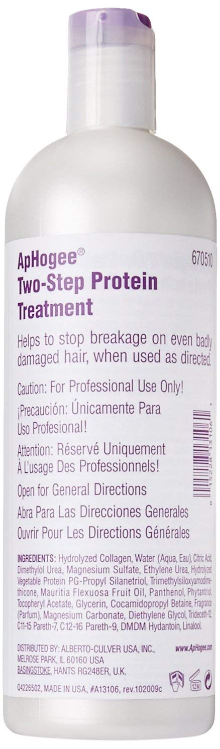 Aphogee Two-Step Treatment Protein for Damaged Hair – 16 oz
