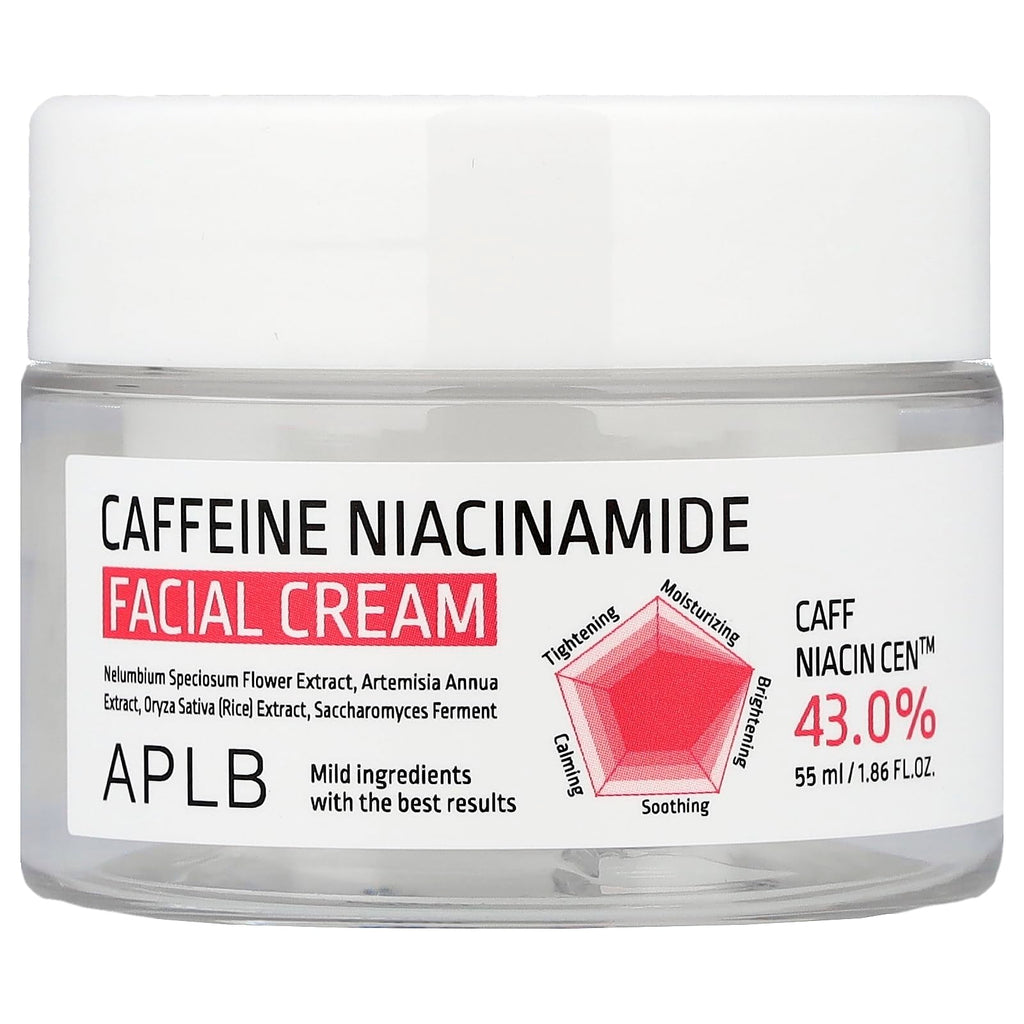 APLB Caffeine Niacinamide Facial Cream | CAFF NIAC CEN 43% | Deep Hydration, Pore Care