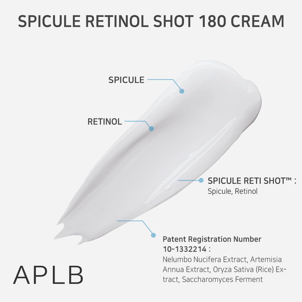 APLB Spicule Retinol Shot 180 Cream | Gentle Exfoliation, Hydration & Texture Refinement
