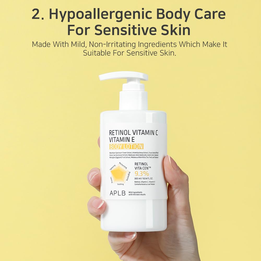 APLB Retinol Vita Cen Body Lotion | RETINOL VITA CEN 9.3% 10.14 oz | Korean Skincare