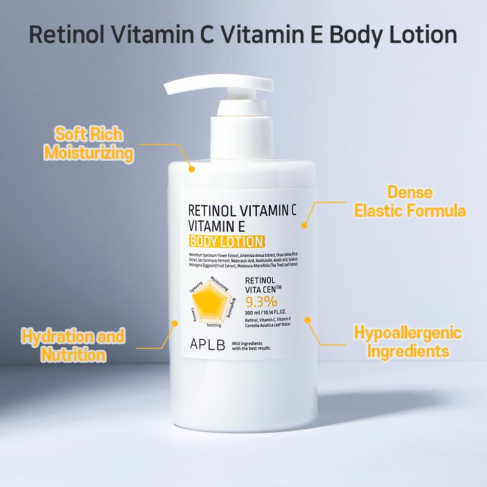 APLB Retinol Vita Cen Body Lotion | RETINOL VITA CEN 9.3% 10.14 oz | Korean Skincare