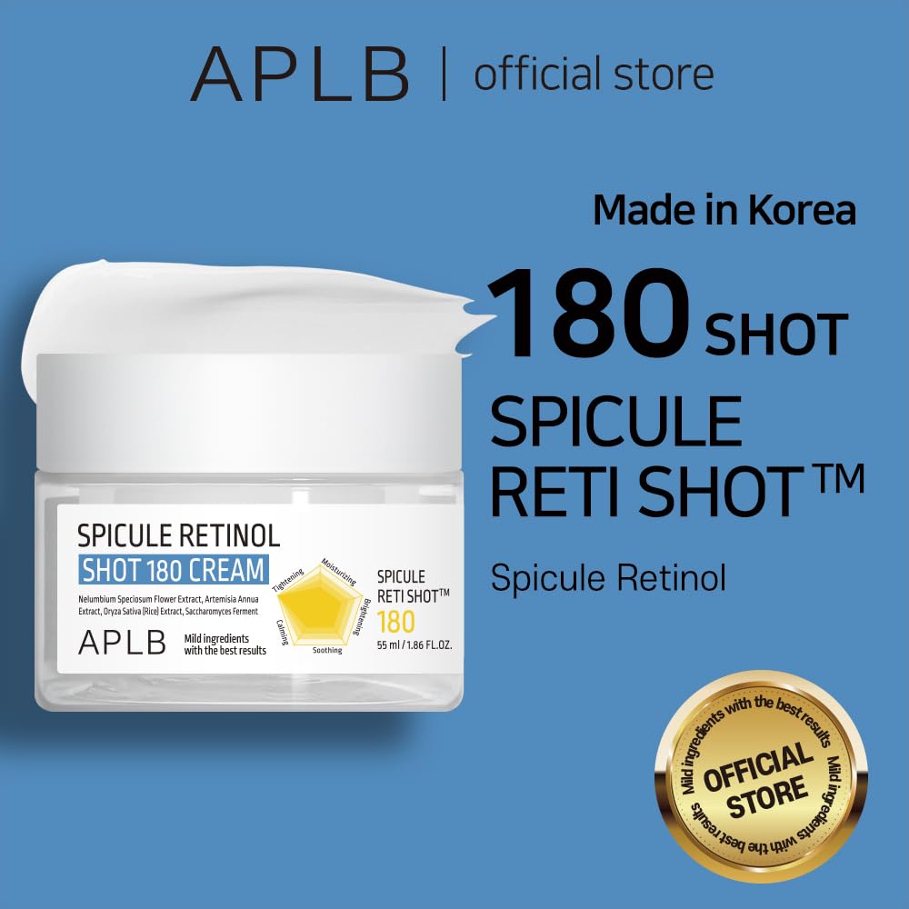 APLB Spicule Retinol Shot 180 Cream | Gentle Exfoliation, Hydration & Texture Refinement