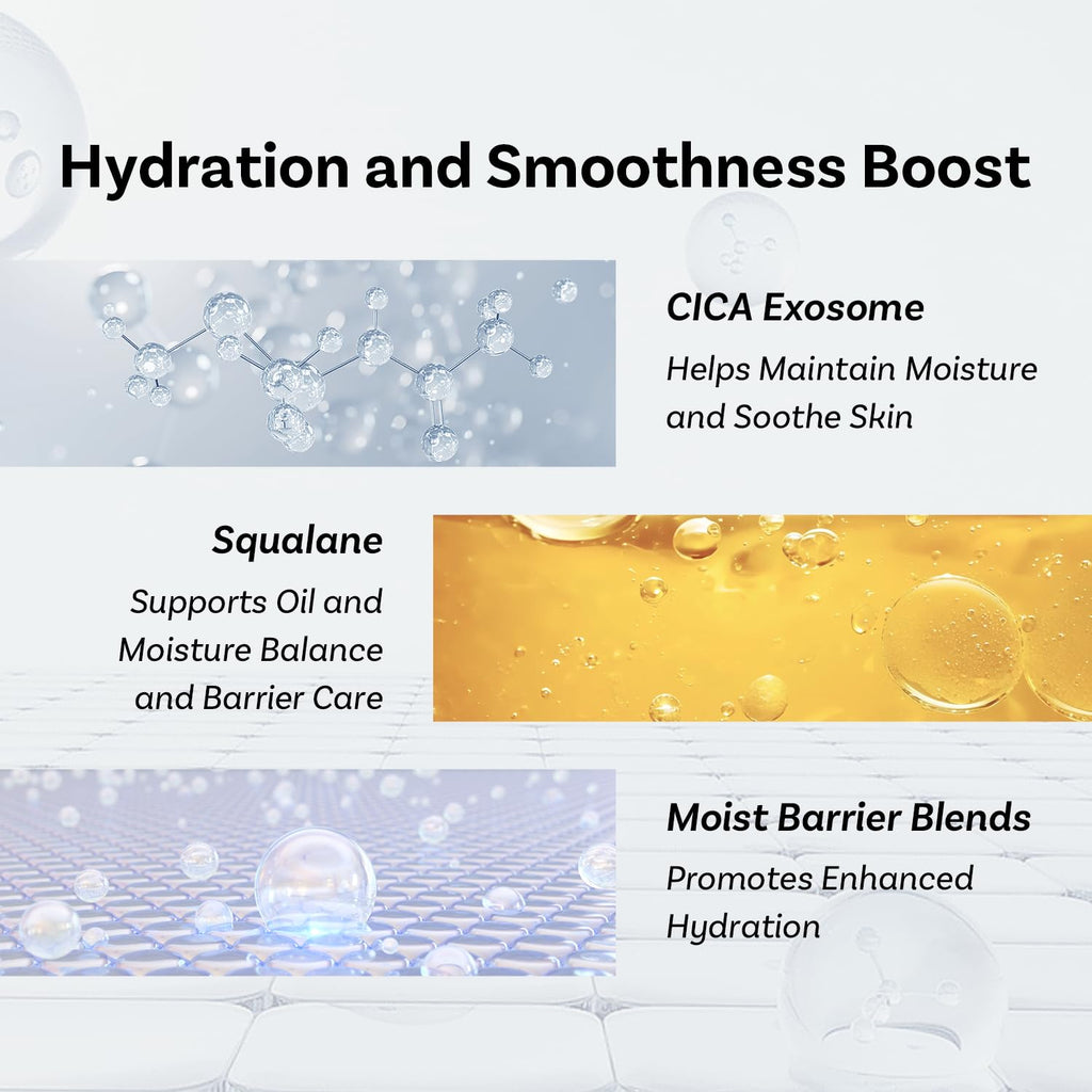 APOTHE Exosome Squal-Tox Booster Cream Mist – Hydration, Soothing, and Brightening (3.38 fl oz / 100 ml) | Squalane, Centella Asiatica & Niacinamide