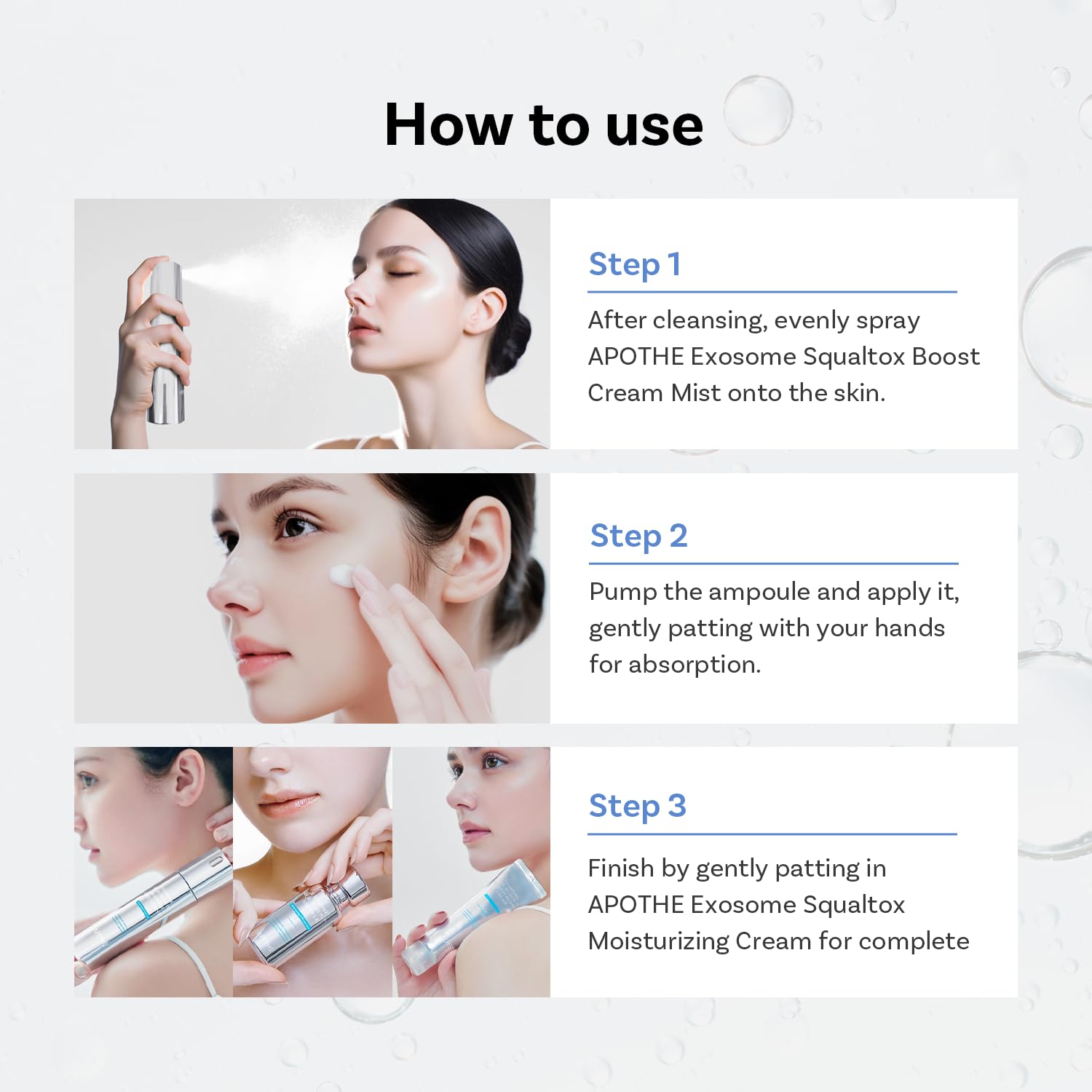 APOTHE Exosome Squal-Tox Moisturizing Cream – 60ml | Deep Hydration, Firming & Barrier Support