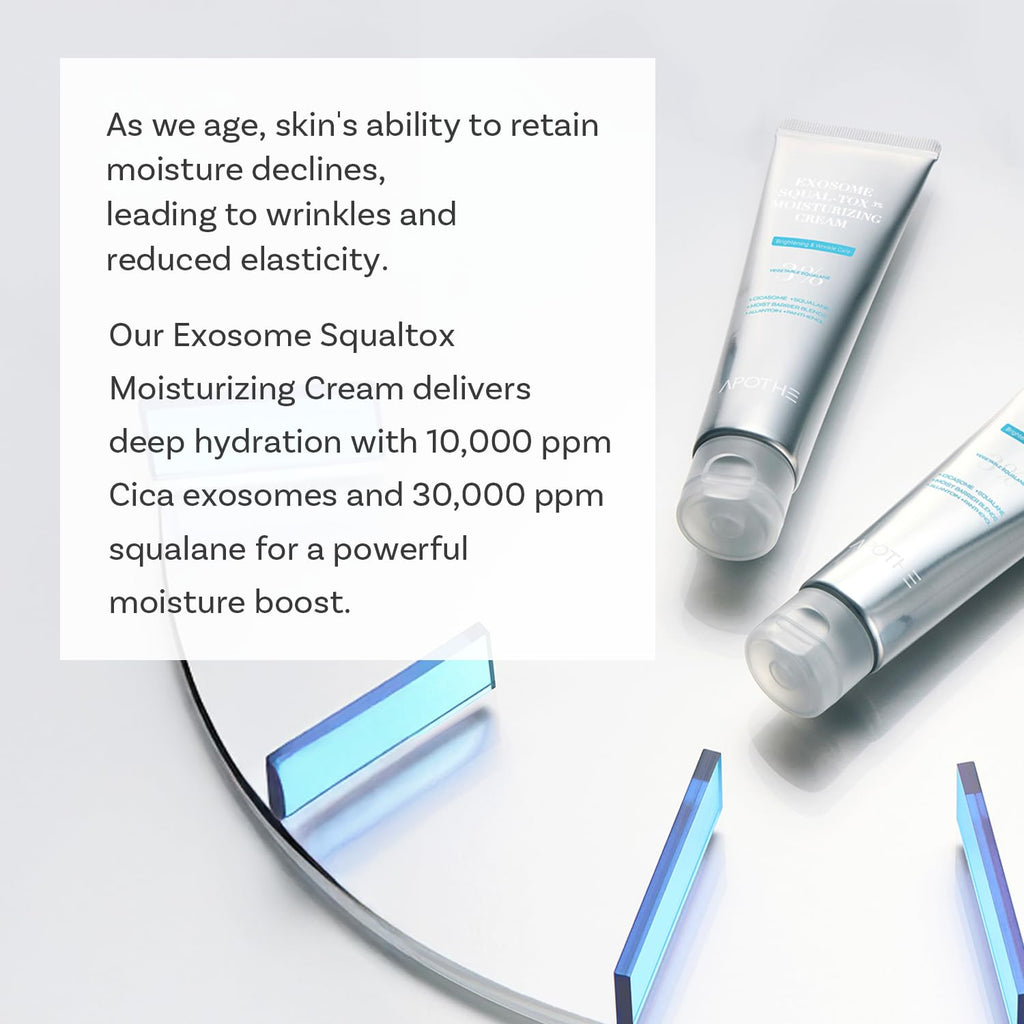 APOTHE Exosome Squal-Tox Moisturizing Cream – 60ml | Deep Hydration, Firming & Barrier Support