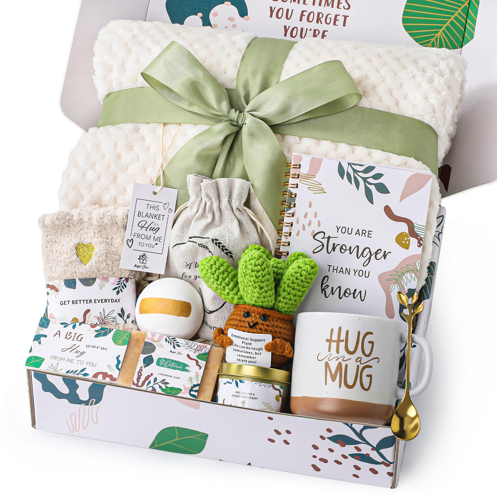 APRBOX Get Well Gifts for Women – Self Care Gift Basket & Recovery Package