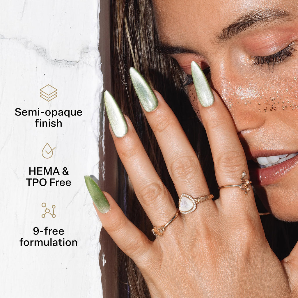 APRÉS Astral Gel Color Set — 3-Color HEMA-Free & TPO-Free Salon Gel Polish Trio (Velvet Cat Eye, Set 5)