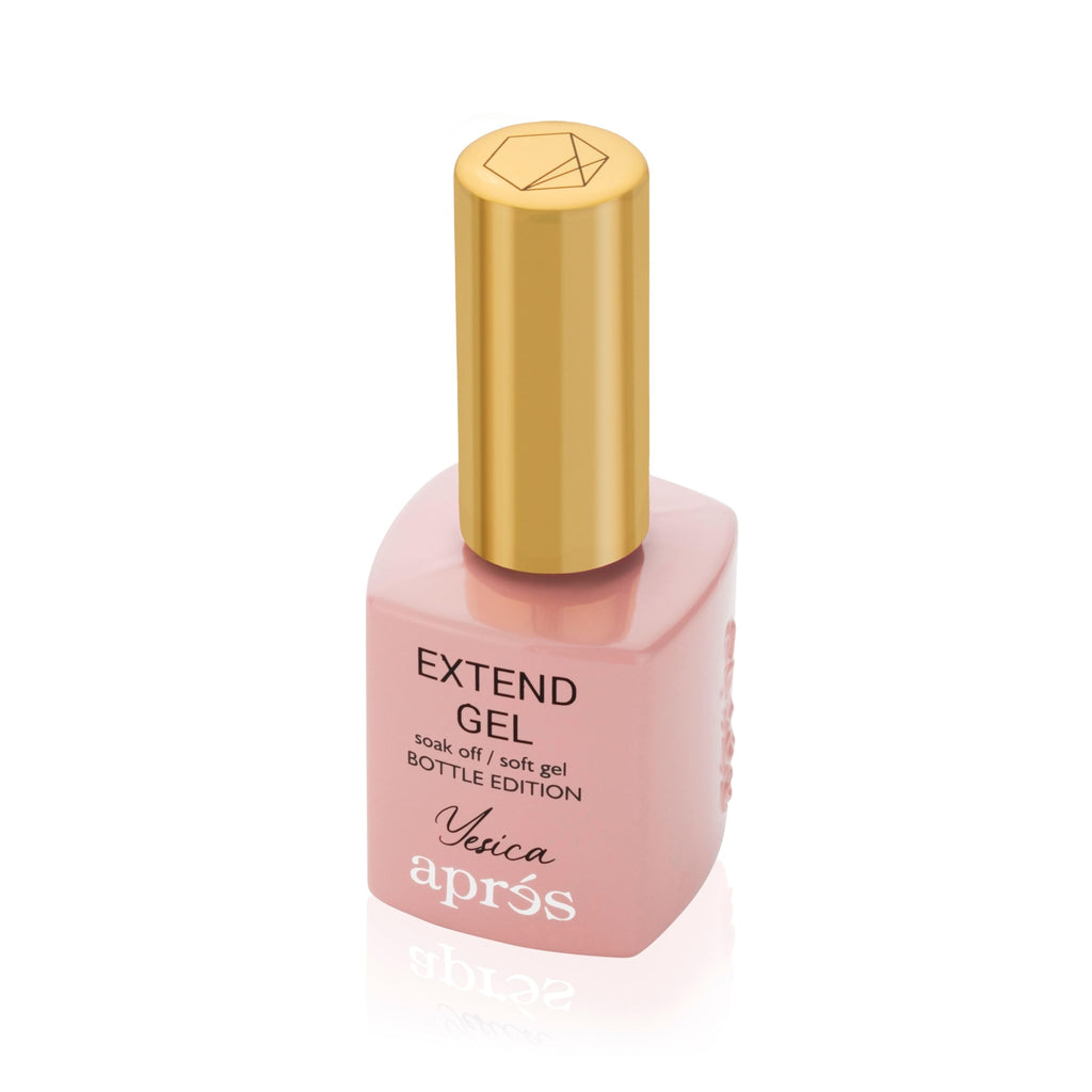 APRÉS Color Extend Gel Bottle + Gel-X Tips Adhesive – Nude Gel Shades (Yesica, 15 ml)