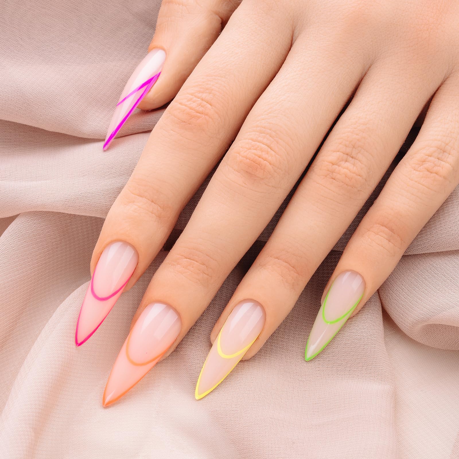 APRÉS Gel Couleur Combo Set – 5 Color Gel Polish with Brush-X, LED 30s, 2024 Edition