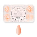 APRÉS Neutrals Gel-X Chloe Box – 150 Nail Tips, 11 Sizes 00–9, Natural Almond