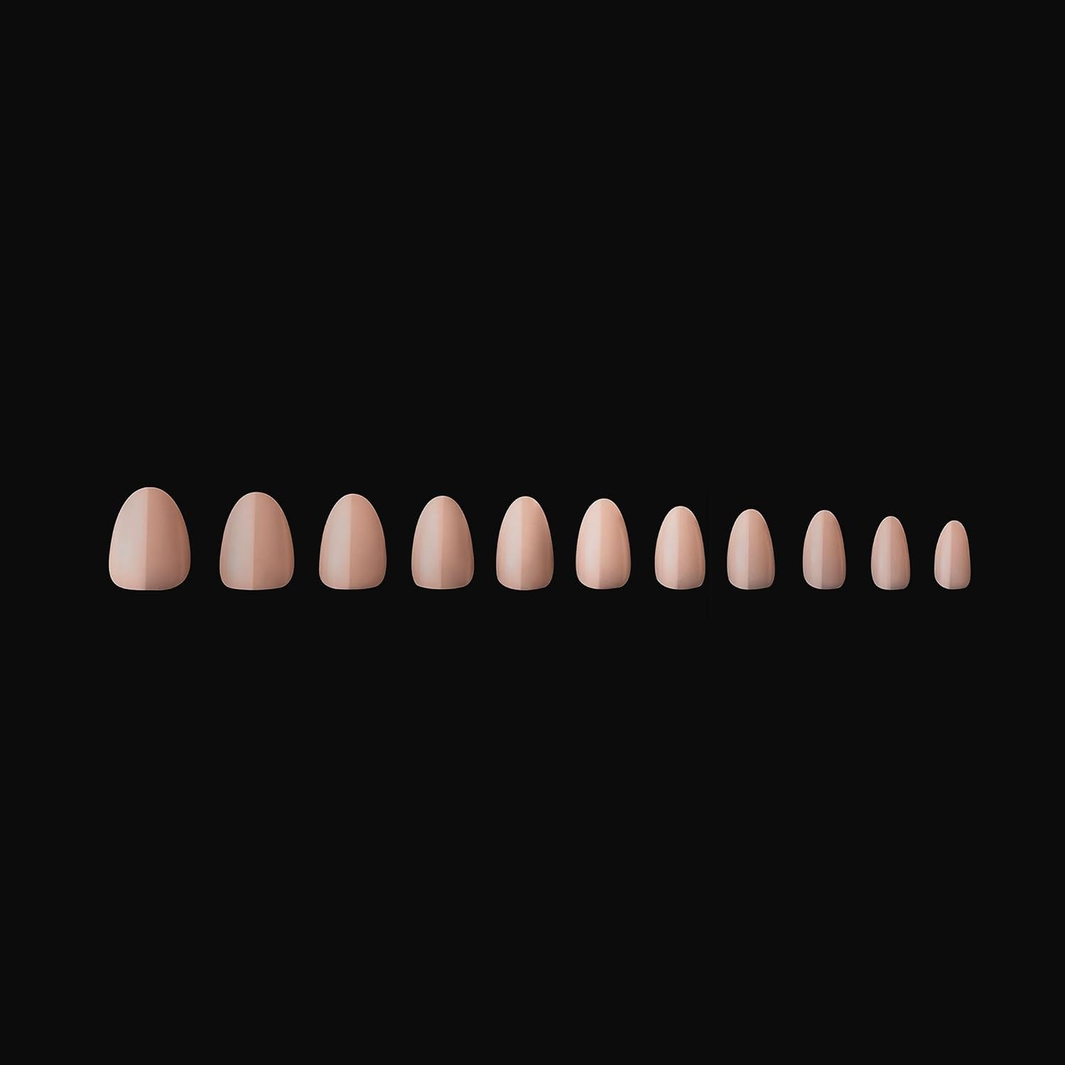 APRES Neutrals Gel-X Emma - 150 Nail Tips, 11 Sizes (00-9), Natural Almond