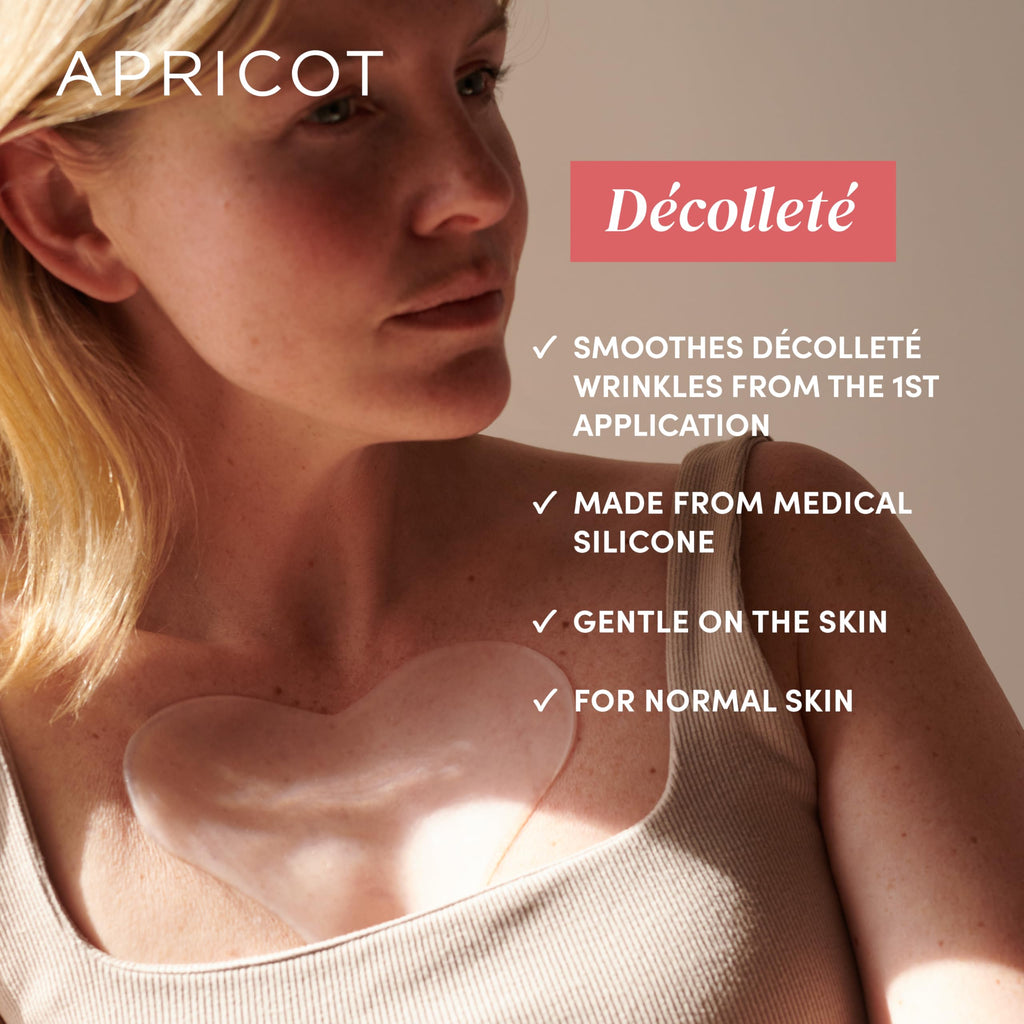 APRICOT Anti-Wrinkle Chest Pad – Reusable Silicone Décolleté Patch, Made in Germany