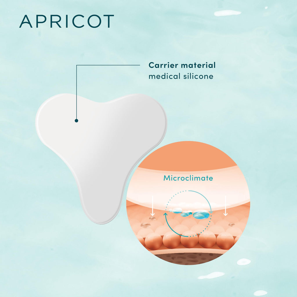 APRICOT Anti-Wrinkle Chest Pad – Reusable Silicone Décolleté Patch, Made in Germany