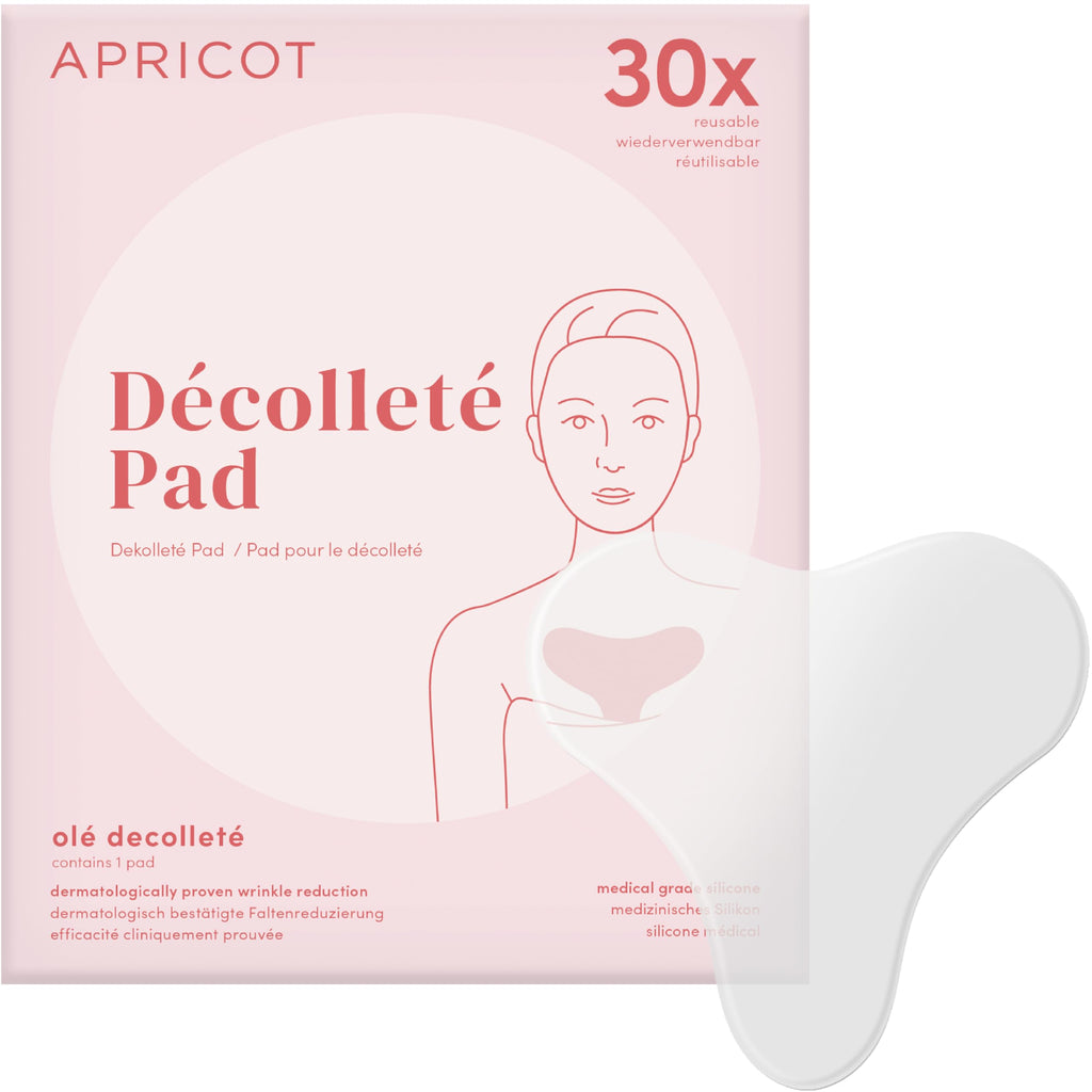 APRICOT Anti-Wrinkle Chest Pad – Reusable Silicone Décolleté Patch, Made in Germany