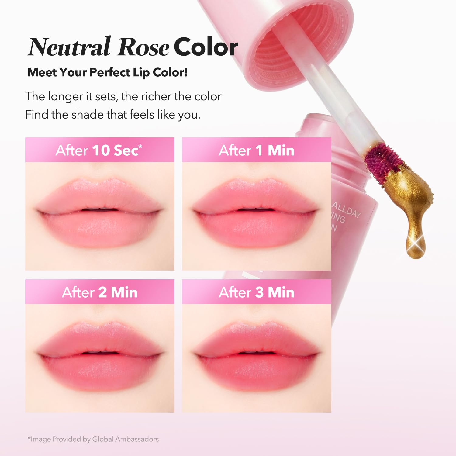 APRILSKIN Hero All Day Plumping Lip Stain - 24H Transfer-Proof Rose Tint