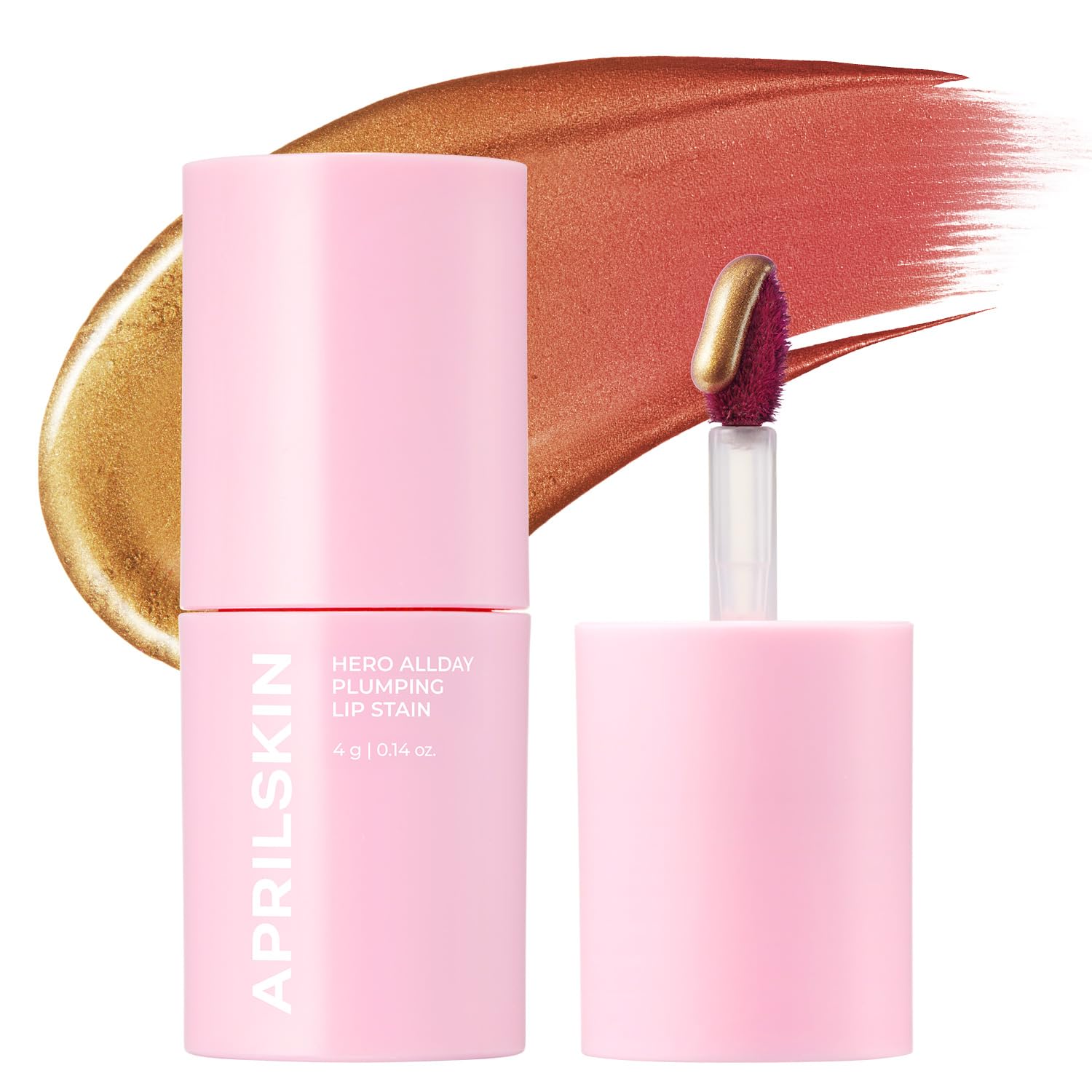 APRILSKIN Hero All Day Plumping Lip Stain - 24H Transfer-Proof Rose Tint